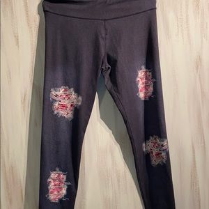 Jean Leggings with Rips